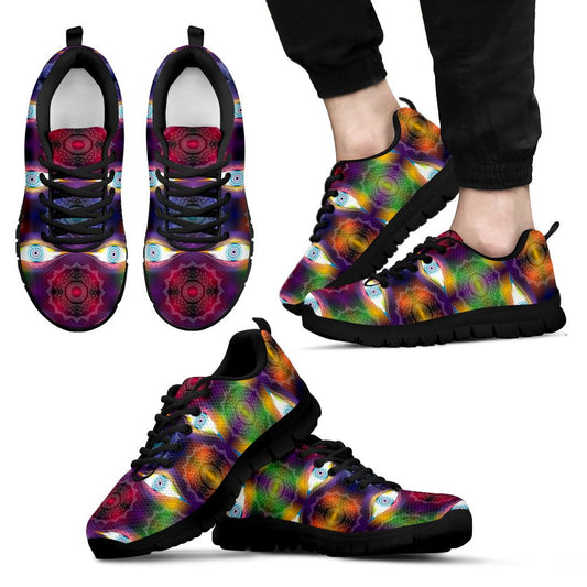 Chakra Eye Print Pattern Men Sneakers Shoes