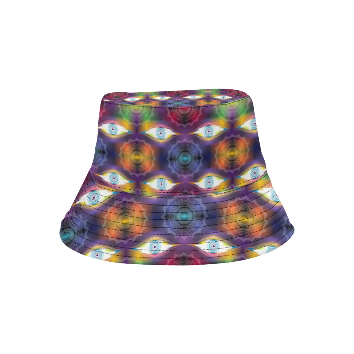 Chakra Eye Print Pattern Unisex Bucket Hat