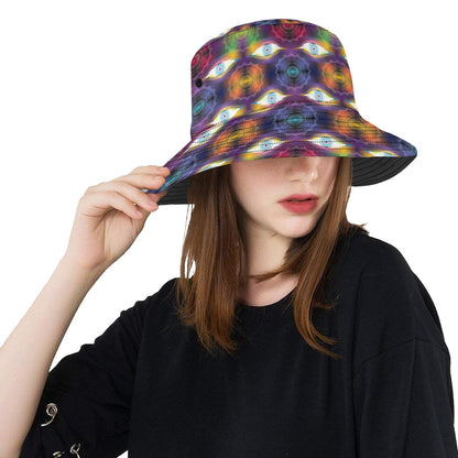 Chakra Eye Print Pattern Unisex Bucket Hat