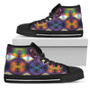 Chakra Eye Print Pattern Women High Top Shoes