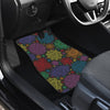 Chakra Mandala Print Pattern Car Floor Mats