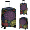 Chakra Mandala Print Pattern Luggage Cover Protector