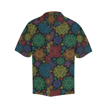 Chakra Mandala Print Pattern Men Aloha Hawaiian Shirt