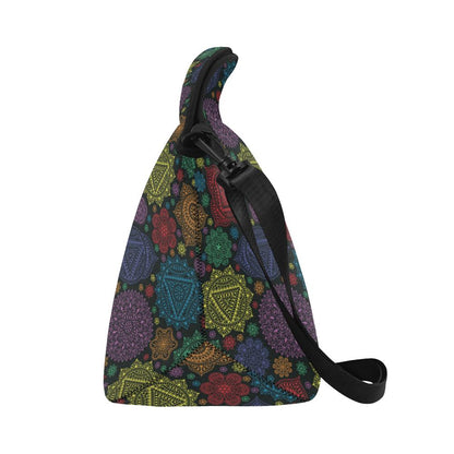Chakra Mandala Print Pattern Neoprene Lunch Bag (Model 1669)(Large)-JTAMIGO.COM