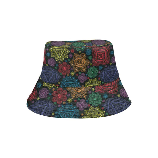 Chakra Mandala Print Pattern Unisex Bucket Hat