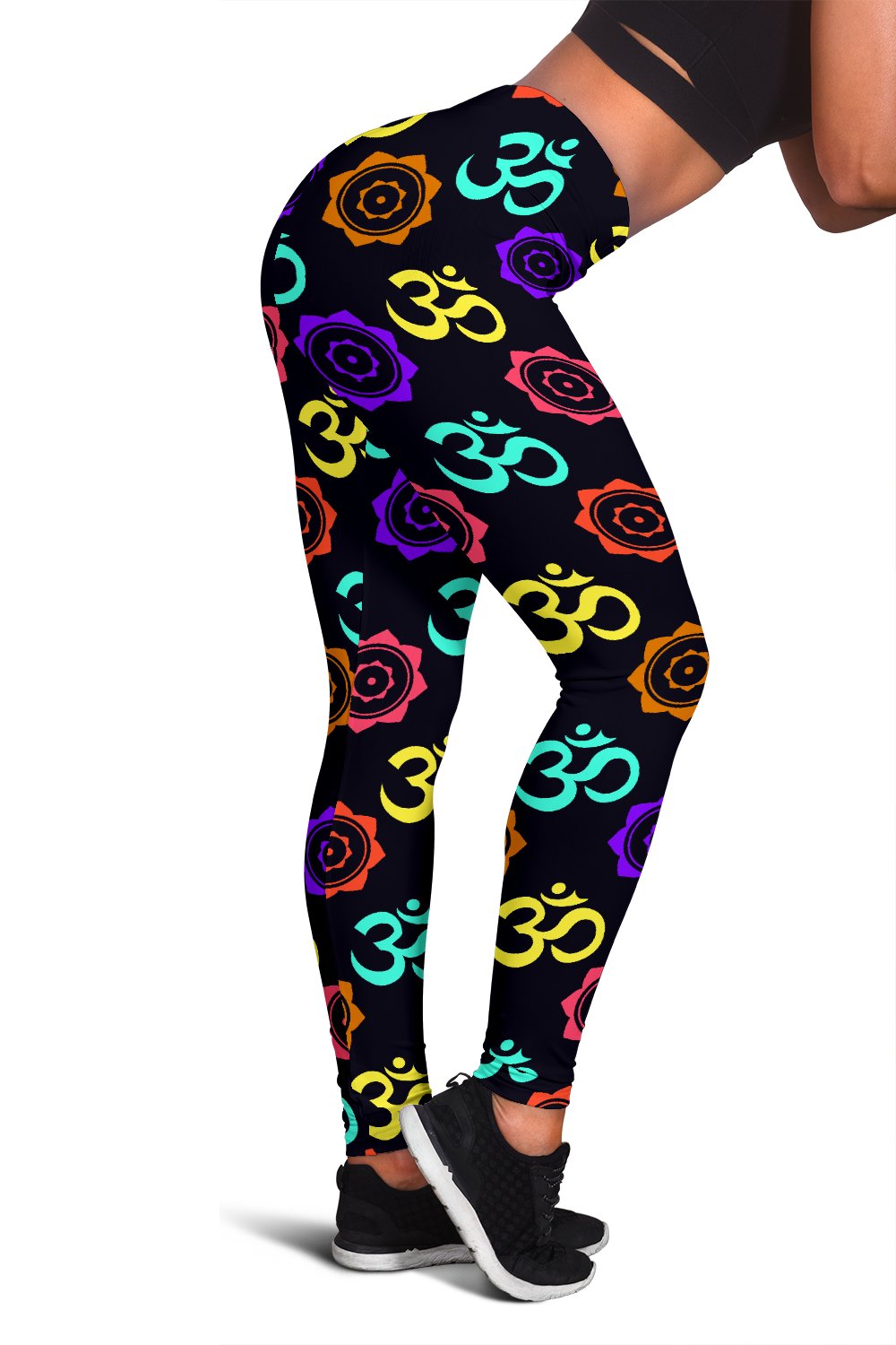Chakra OM Print Pattern Women Leggings