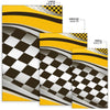 Checkered Flag Racing Style Area Rugs-JTAMIGO.COM