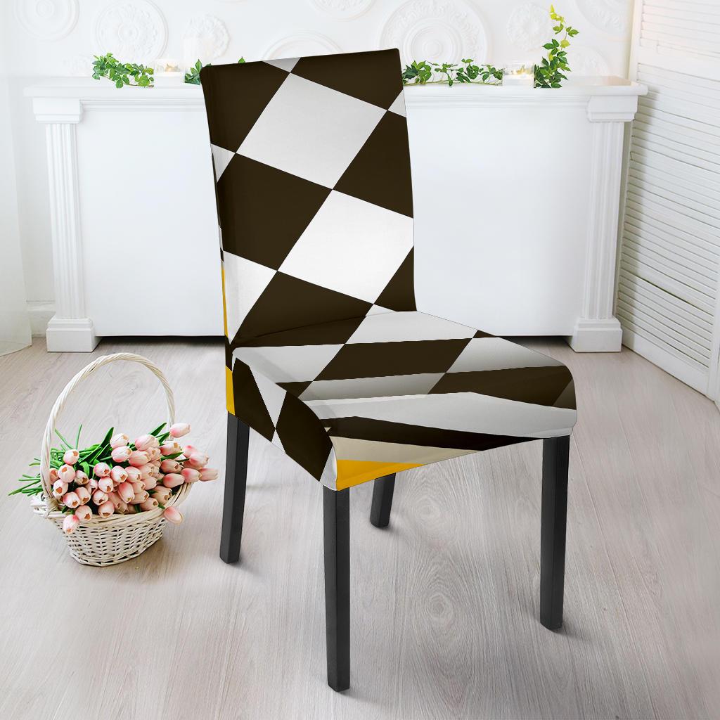 Checkered Flag Racing Style Dinning Chair Slipper-JTAMIGO.COM