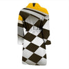 Checkered Flag Racing Style Men Bath Robe-JTAMIGO.COM