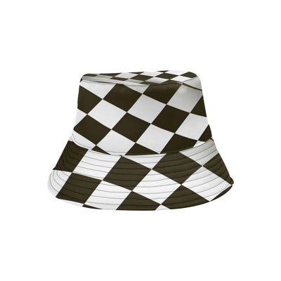 Checkered Flag Racing Style Unisex Bucket Hat