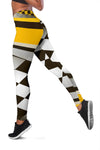 Checkered Flag Racing Style Women Leggings