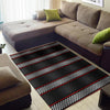 Checkered Flag Red Line Style Area Rugs-JTAMIGO.COM