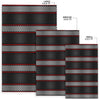 Checkered Flag Red Line Style Area Rugs-JTAMIGO.COM