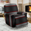 Checkered Flag Red Line Style Recliner Slipcover-JTAMIGO.COM