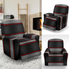 Checkered Flag Red Line Style Recliner Slipcover-JTAMIGO.COM