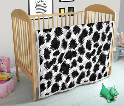 Cheetah Black Print Pattern Premium Quilt-JTAMIGO.COM