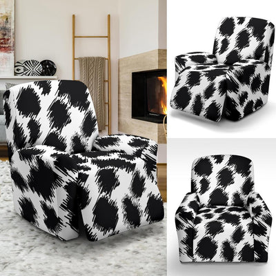 Cheetah Black Print Pattern Recliner Slipcover-JTAMIGO.COM