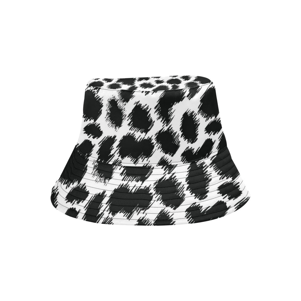 Cheetah Black Print Pattern Unisex Bucket Hat