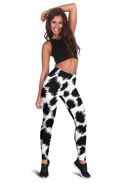 Cheetah Black Print Pattern Women Leggings