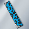 Cheetah Blue Print Pattern Car Sun Shade For Windshield