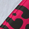 Cheetah Pink Print Pattern Fleece Blanket