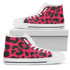 Cheetah Pink Print Pattern Women High Top Shoes