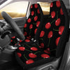 Cherry Black Background Universal Fit Car Seat Covers