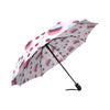 Cherry Cupcake Pink Pattern Automatic Foldable Umbrella