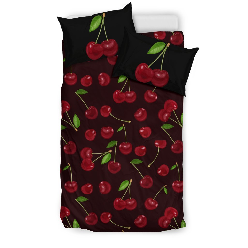 Cherry Fresh Pattern Duvet Cover Bedding Set