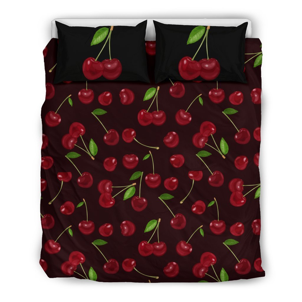 Cherry Fresh Pattern Duvet Cover Bedding Set