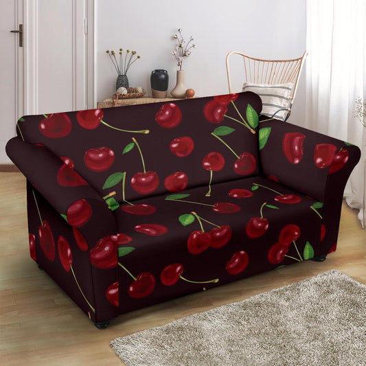 Cherry Fresh Pattern Loveseat Slipcover-JTAMIGO.COM