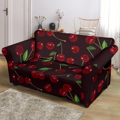 Cherry Fresh Pattern Loveseat Slipcover-JTAMIGO.COM