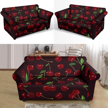 Cherry Fresh Pattern Loveseat Slipcover-JTAMIGO.COM