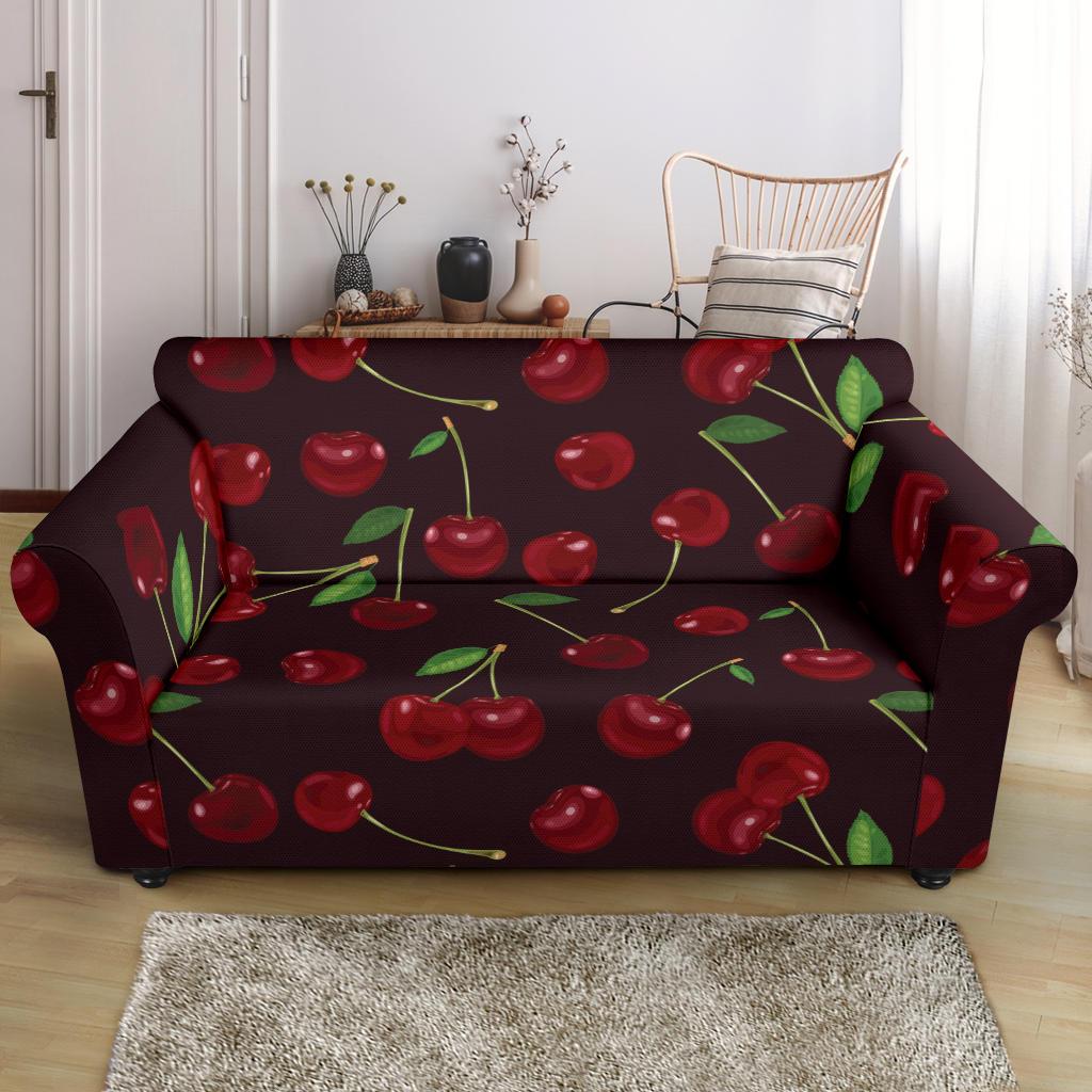 Cherry Fresh Pattern Loveseat Slipcover-JTAMIGO.COM
