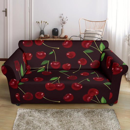 Cherry Fresh Pattern Loveseat Slipcover-JTAMIGO.COM