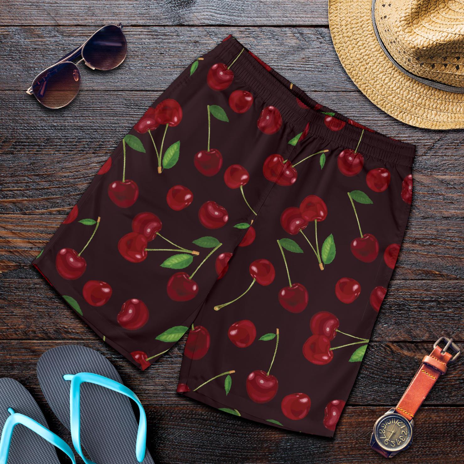 Cherry Fresh Pattern Mens Shorts-JTAMIGO.COM