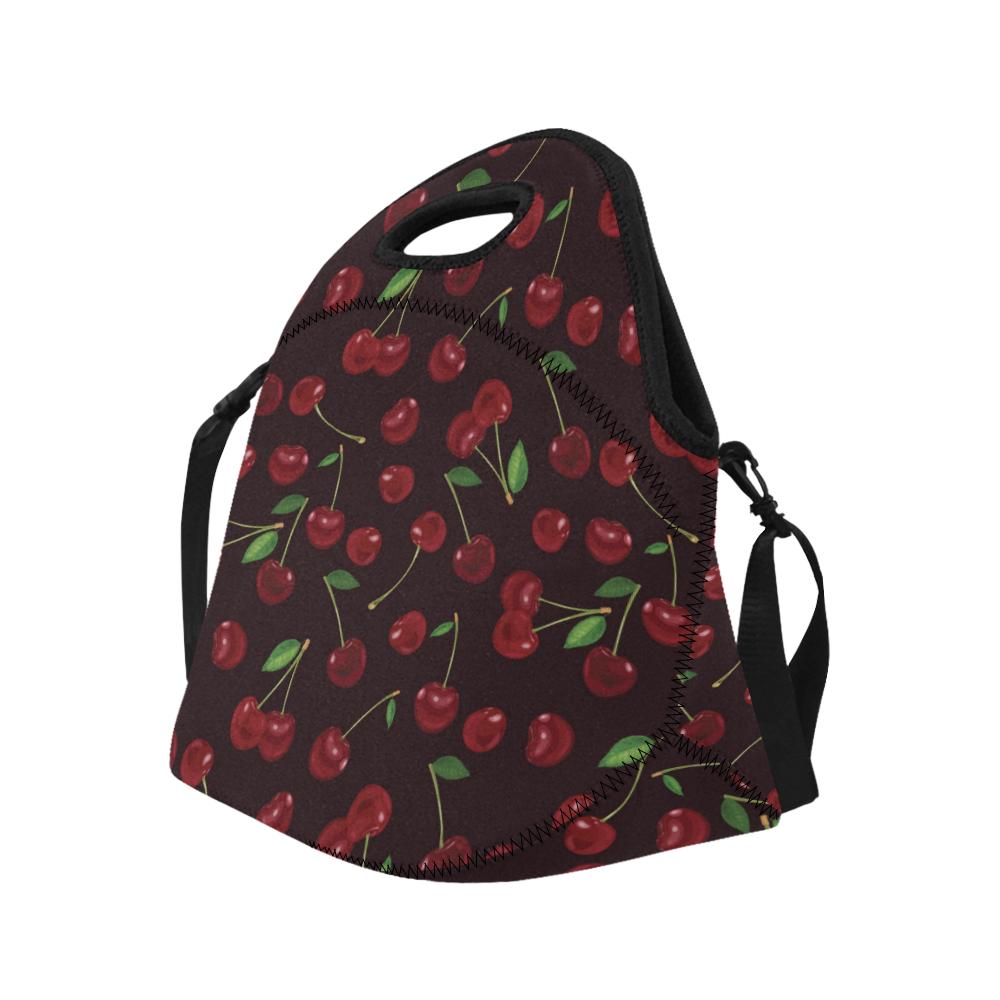 Cherry Fresh Pattern Neoprene Lunch Bag (Model 1669)(Large)-JTAMIGO.COM