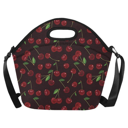 Cherry Fresh Pattern Neoprene Lunch Bag (Model 1669)(Large)-JTAMIGO.COM