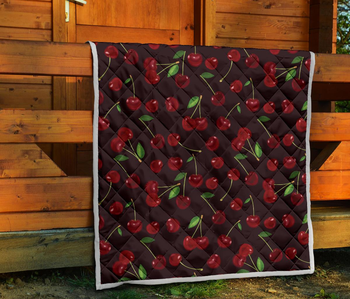 Cherry Fresh Pattern Premium Quilt-JTAMIGO.COM