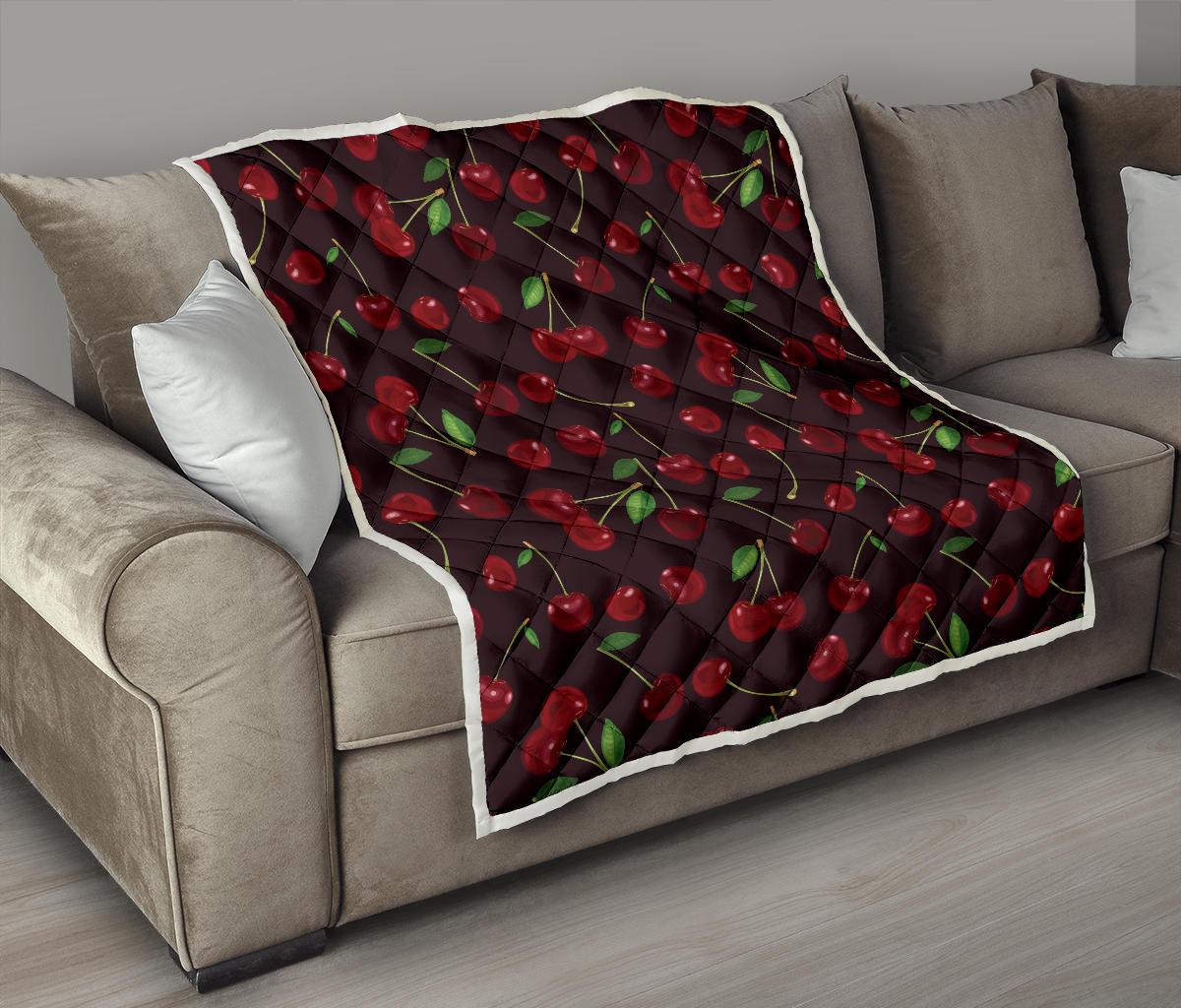 Cherry Fresh Pattern Premium Quilt-JTAMIGO.COM