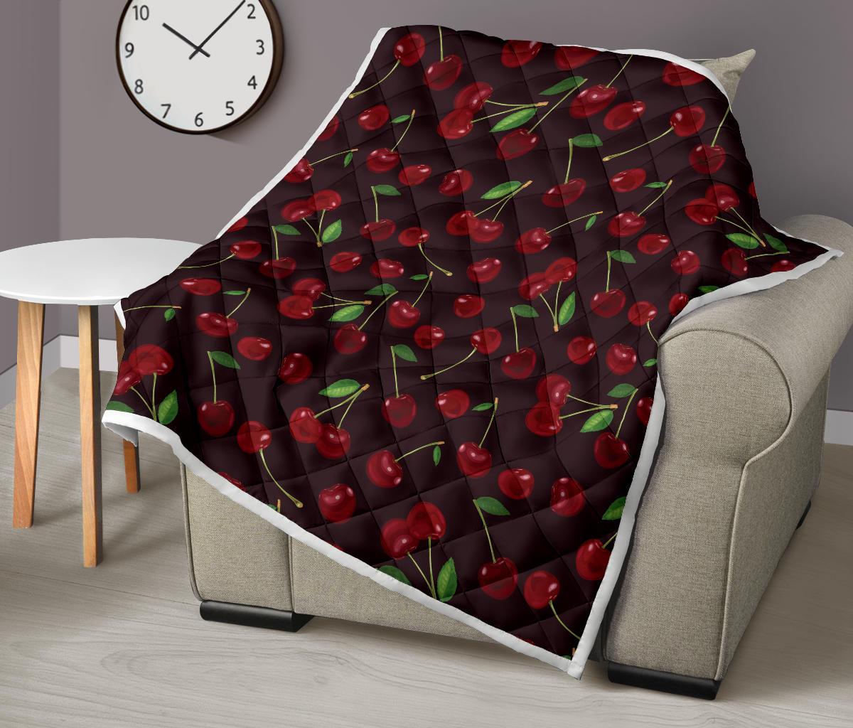 Cherry Fresh Pattern Premium Quilt-JTAMIGO.COM
