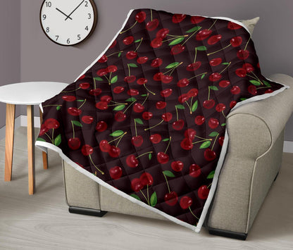 Cherry Fresh Pattern Premium Quilt-JTAMIGO.COM