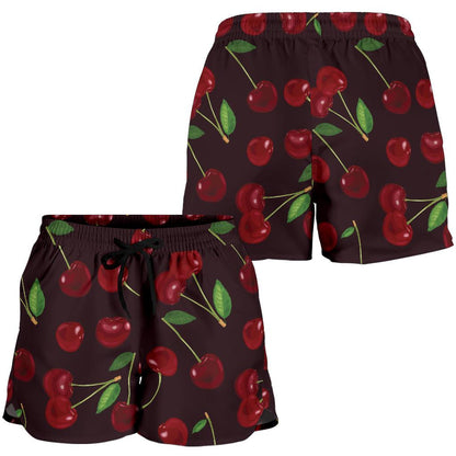 Cherry Fresh Pattern Women Shorts-JTAMIGO.COM