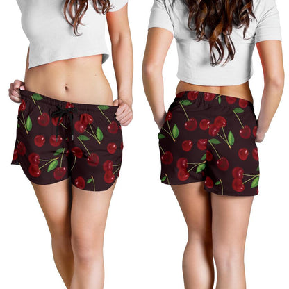 Cherry Fresh Pattern Women Shorts-JTAMIGO.COM