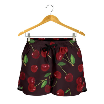 Cherry Fresh Pattern Women Shorts-JTAMIGO.COM