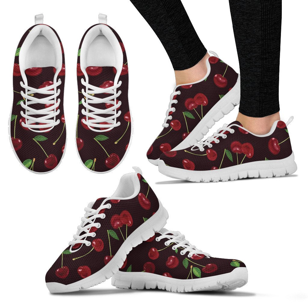 Cherry Fresh Pattern Women Sneakers Shoes