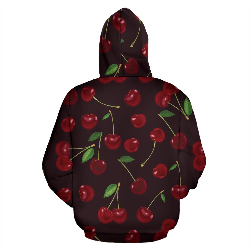 Cherry Fresh Pattern Zip Up Hoodie