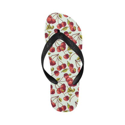 Cherry Hand Draw Flip Flops-JTAMIGO.COM