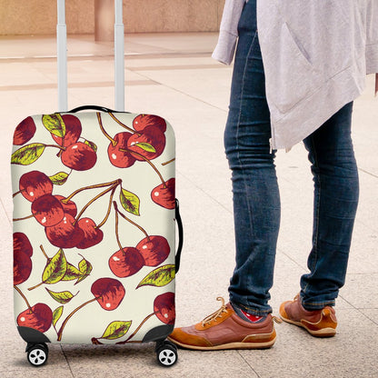 Cherry Hand Draw Luggage Cover Protector