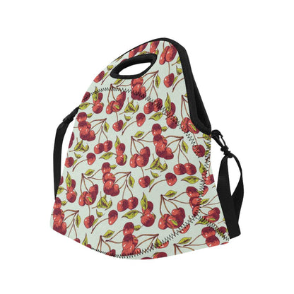 Cherry Hand Draw Neoprene Lunch Bag (Model 1669)(Large)-JTAMIGO.COM